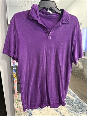 John Varvatos Rich Purple Polo Shirt